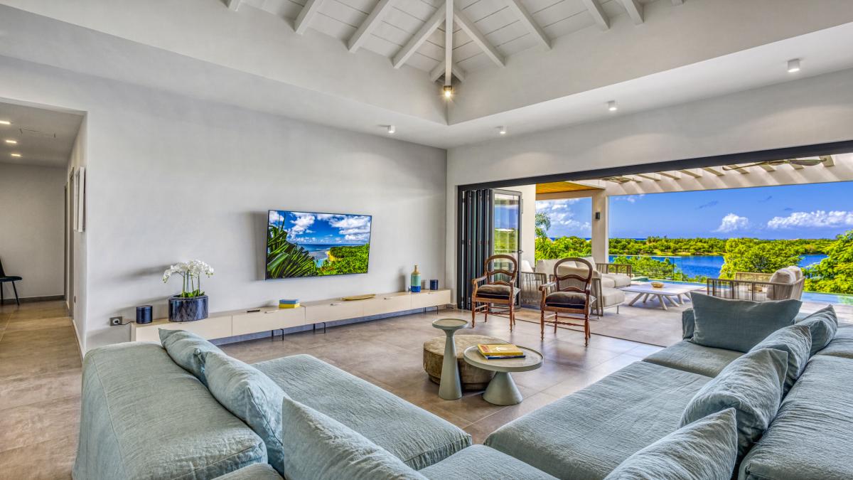 18 Location villa Terres Basses Saint Martin_salon